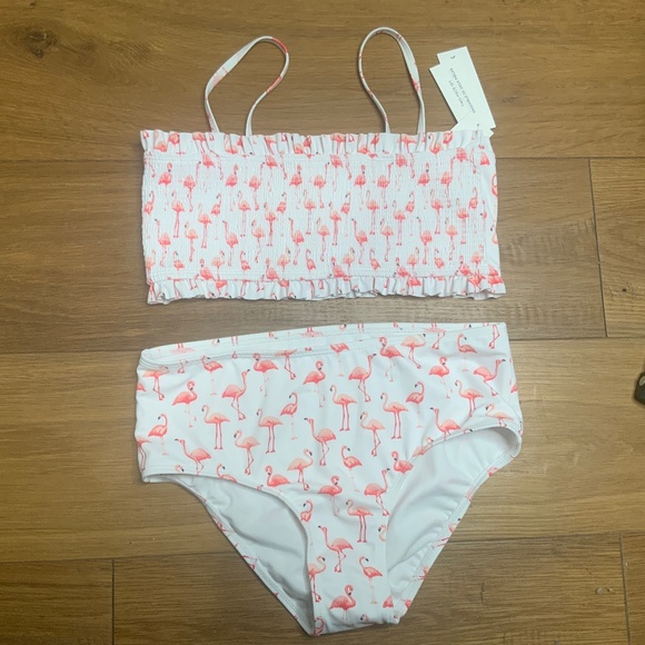 Janie and Jack Other - NWT Janie and Jack Flamingo Two Piece Swimsuit Size 16